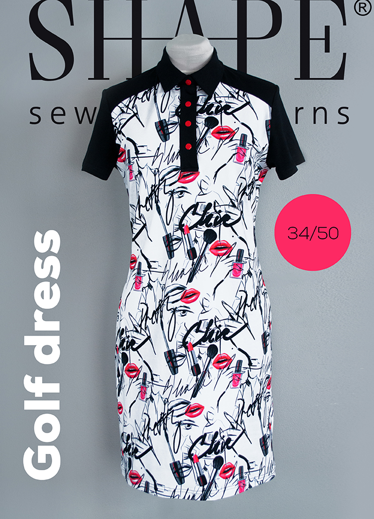 Návod na šití GOLF DRESS SHAPEpatterns.cz
