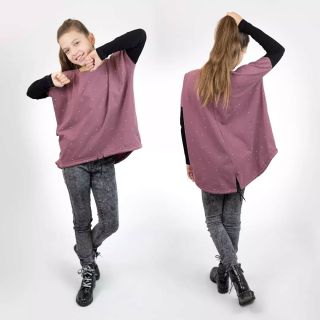 Další kousek do inspiračního alba💃(chystaný střih Jumbo a úplet odstín hnědá růže s tečkami) #shapesewingpatterns